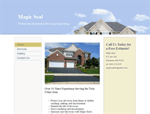 Tablet Screenshot of magicsealmn.com